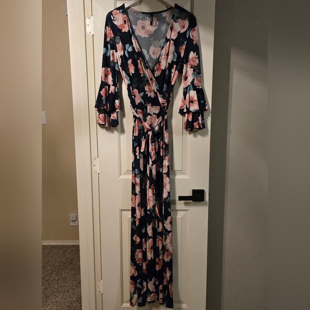 Maternity Floral Maxi Dress